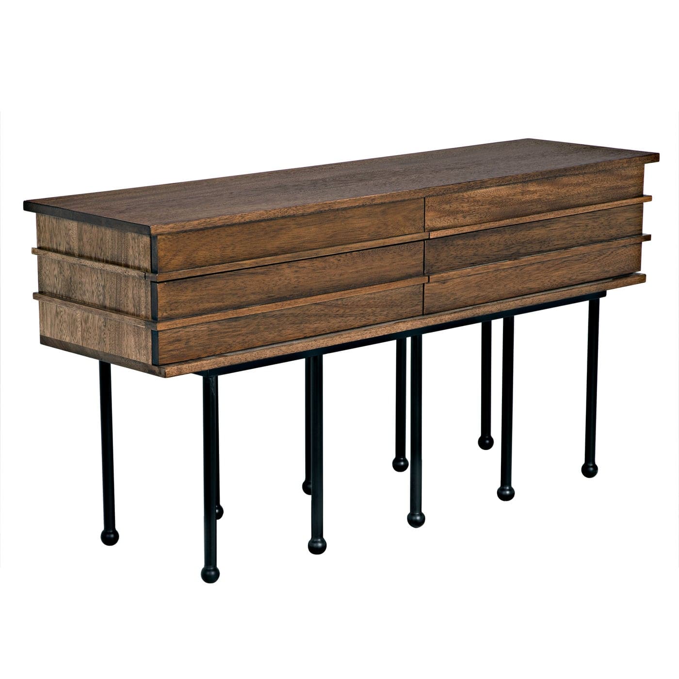 Oliver Console-Noir-NOIR-GCON355DW-Console TablesDark Walnut-1-France and Son