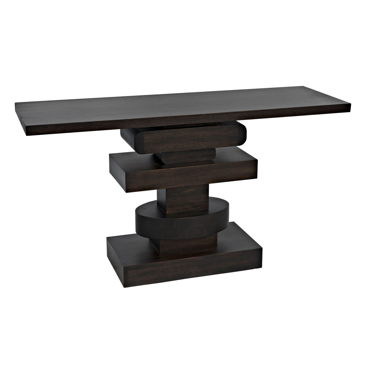 Solange Console - Ebony Walnut-Noir-NOIR-GCON356EB-Console Tables-1-France and Son