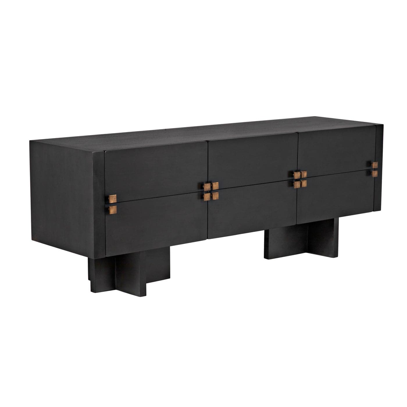 Amidala Sideboard-Noir-NOIR-GCON365P-Sideboards & CredenzasBlack-1-France and Son