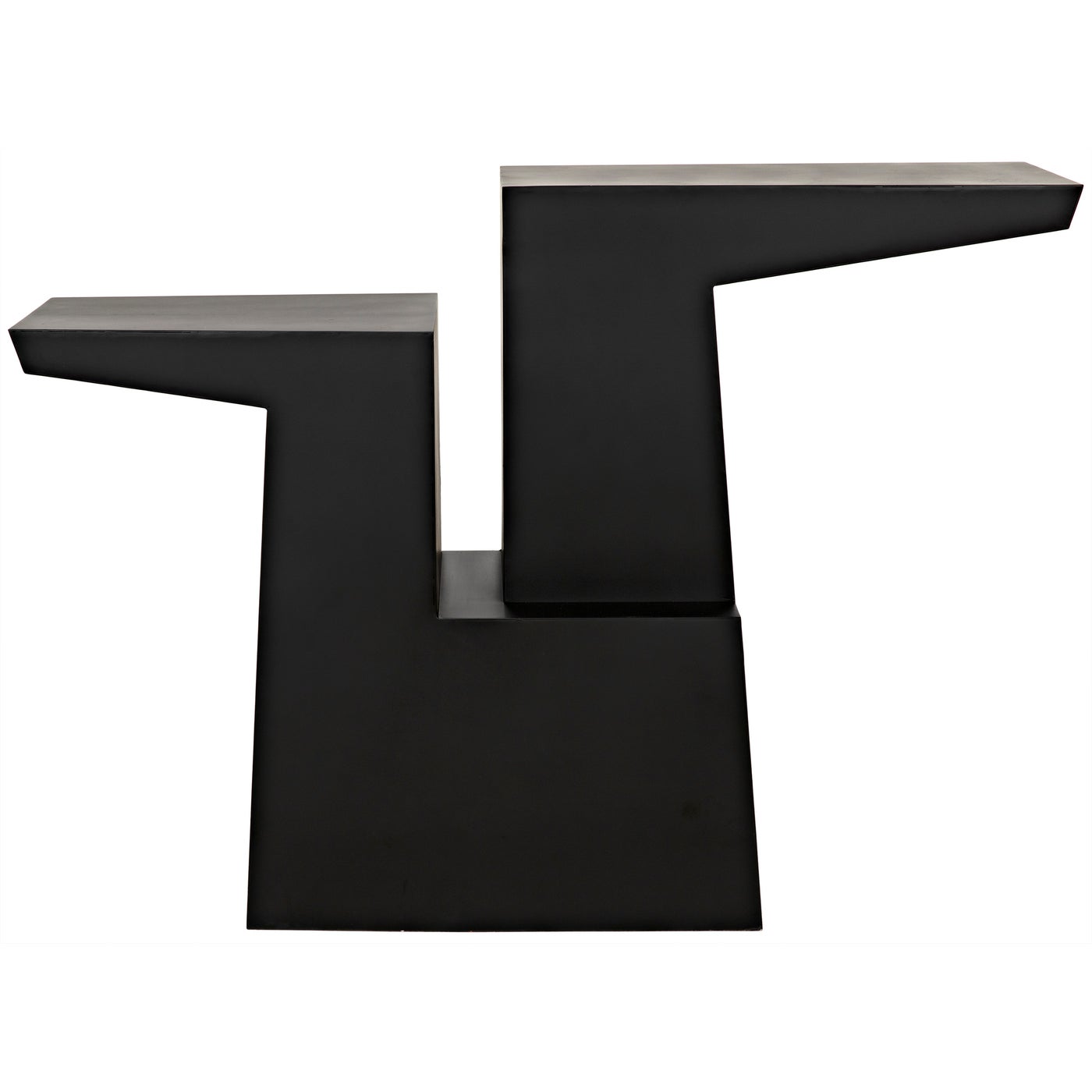 Jazz Console - Black Steel-Noir-NOIR-GCON369MTB-Console Tables-1-France and Son