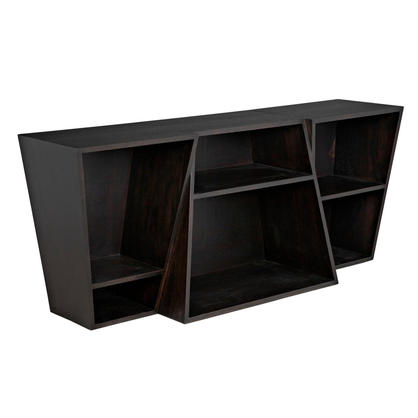 Fatal Sideboard - Ebony Walnut-Noir-NOIR-GCON391EB-Sideboards & Credenzas-1-France and Son