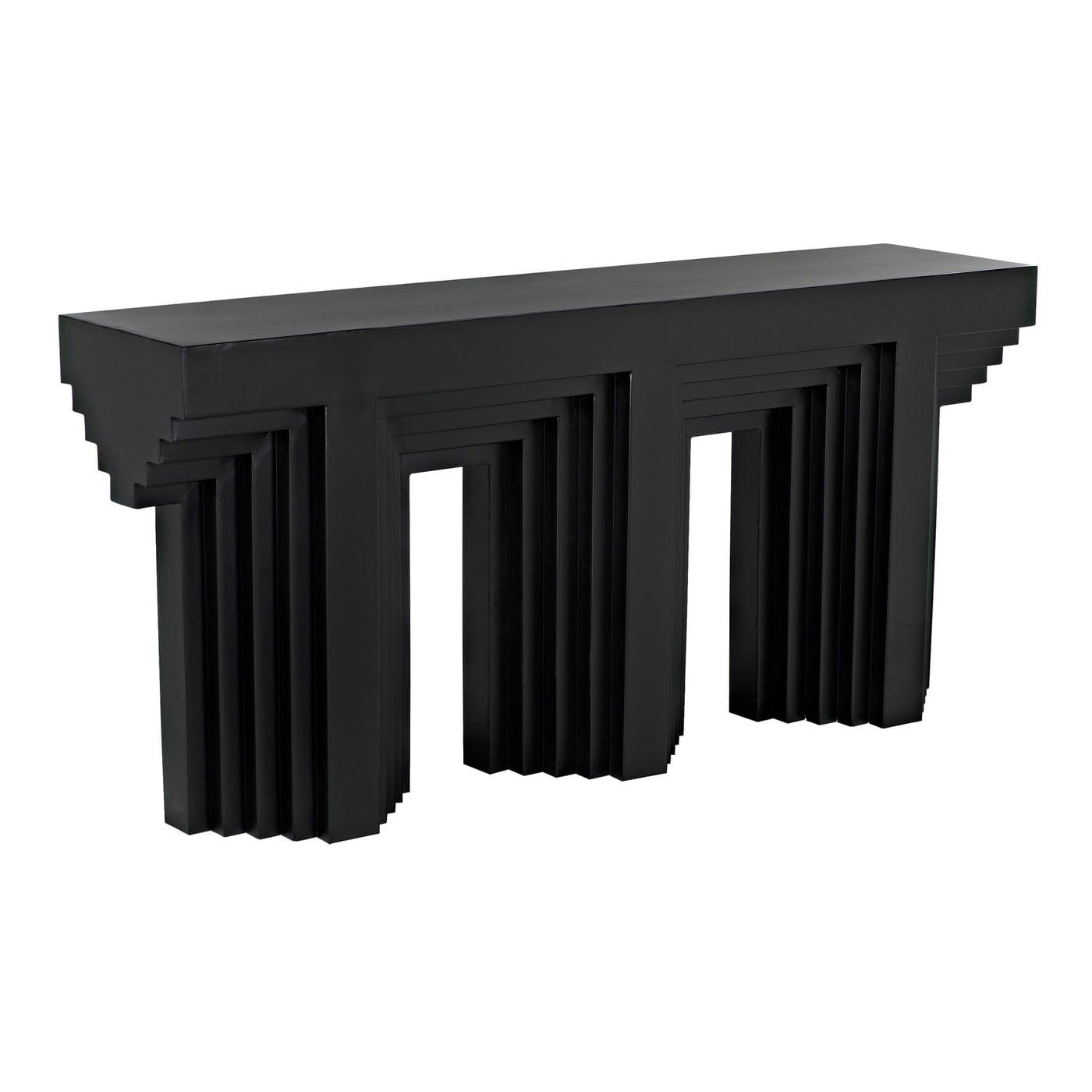 Acropolis Console-Noir-NOIR-GCON412MTB-Console Tables-1-France and Son