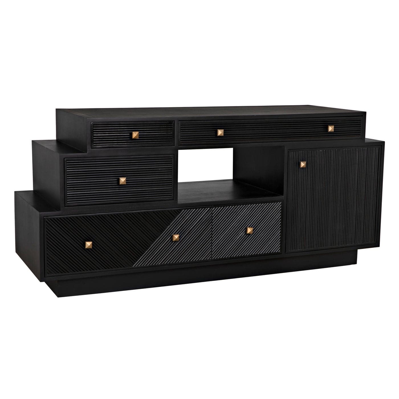 Medici Sideboard-Noir-NOIR-GCON417CH-Sideboards & Credenzas-1-France and Son