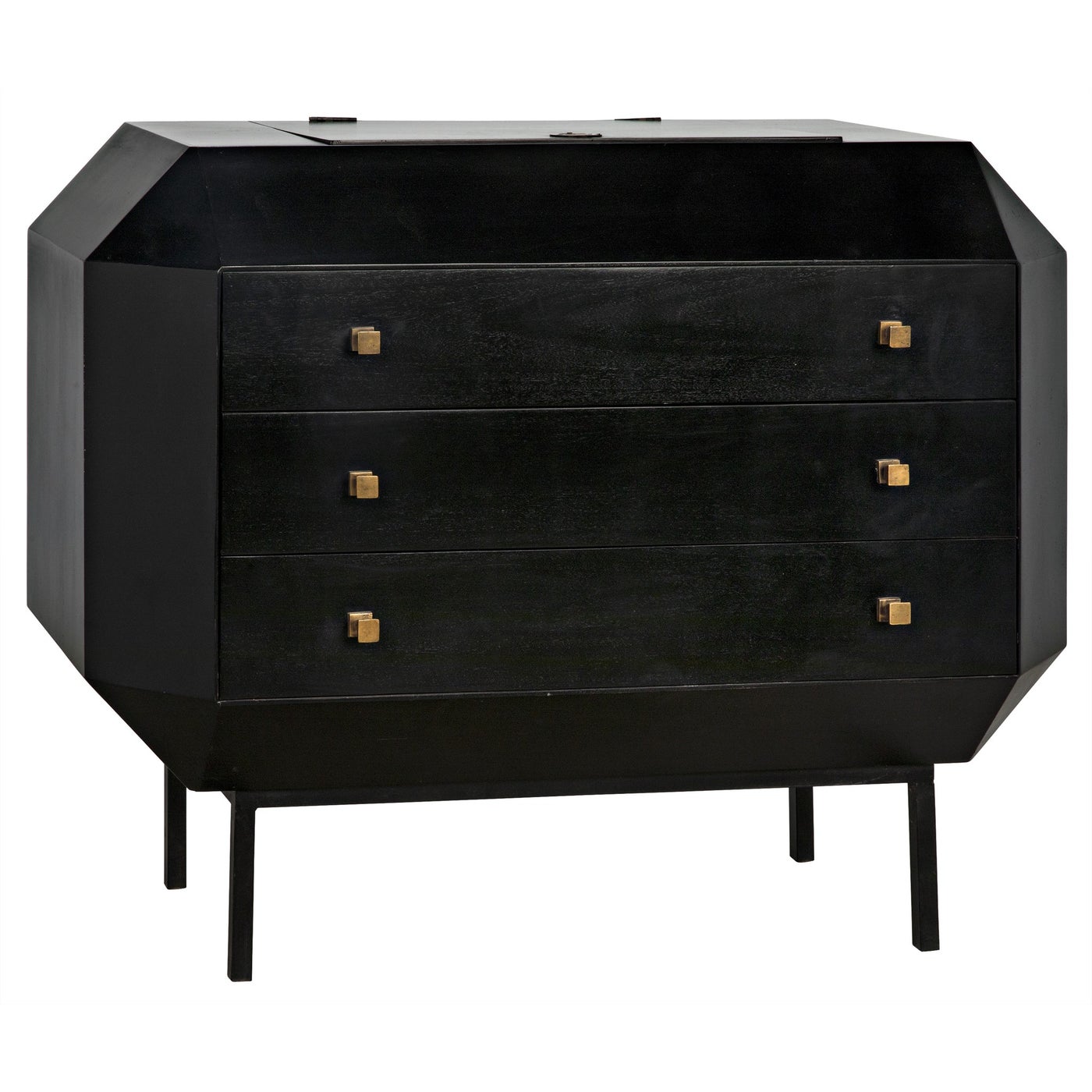 Rhiana Dresser - Hand Rubbed Black-Noir-NOIR-GDRE224HB-Dressers-1-France and Son