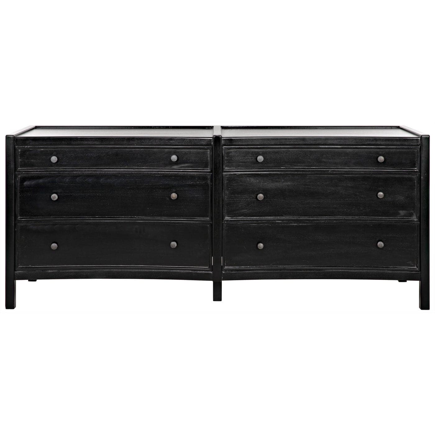 Hampton 6 Drawer Dresser-Noir-NOIR-GDRE241HB-2-DressersBlack-1-France and Son