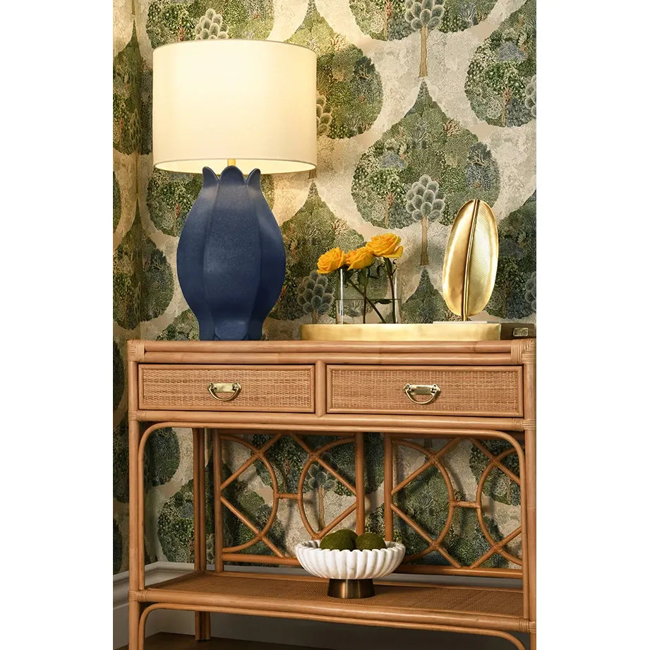 Mae Organic Floral Inspired Ceramic Table Lamp