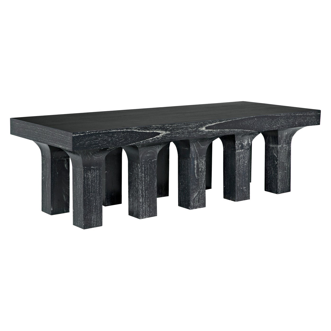 Santos Coffee Table - Cinder Black-Noir-NOIR-GTAB1136CB-Coffee Tables-1-France and Son