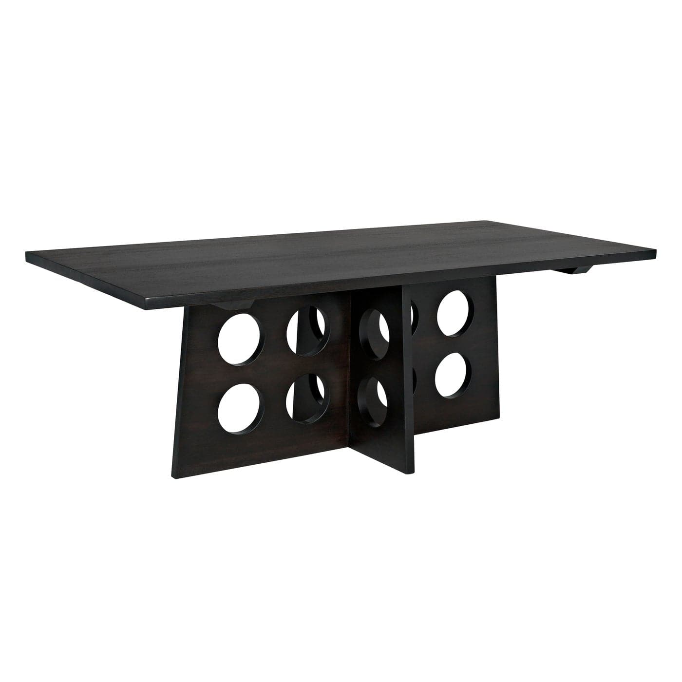 Carlo Dining Table-Noir-NOIR-GTAB574EB-Dining Tables-1-France and Son