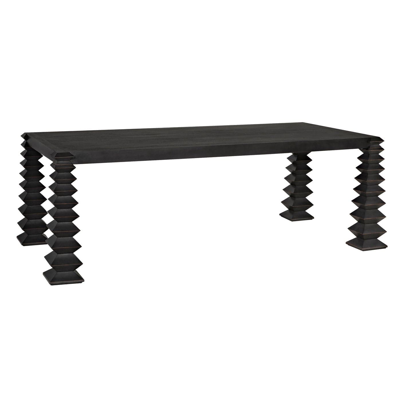 Brancusi Table-Noir-NOIR-GTAB579P-Dining Tables-1-France and Son