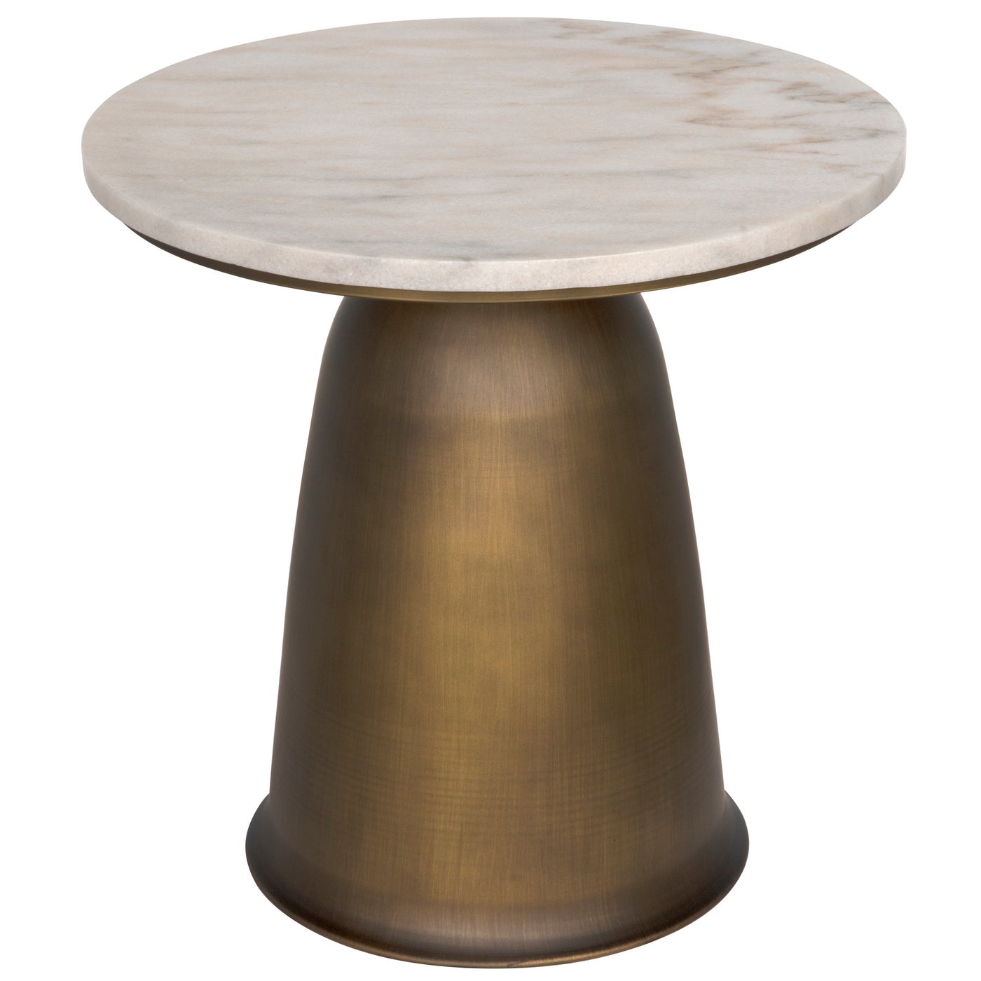 Aiden Side Table - Aged Brass-Noir-NOIR-GTAB983AB-Side Tables-1-France and Son