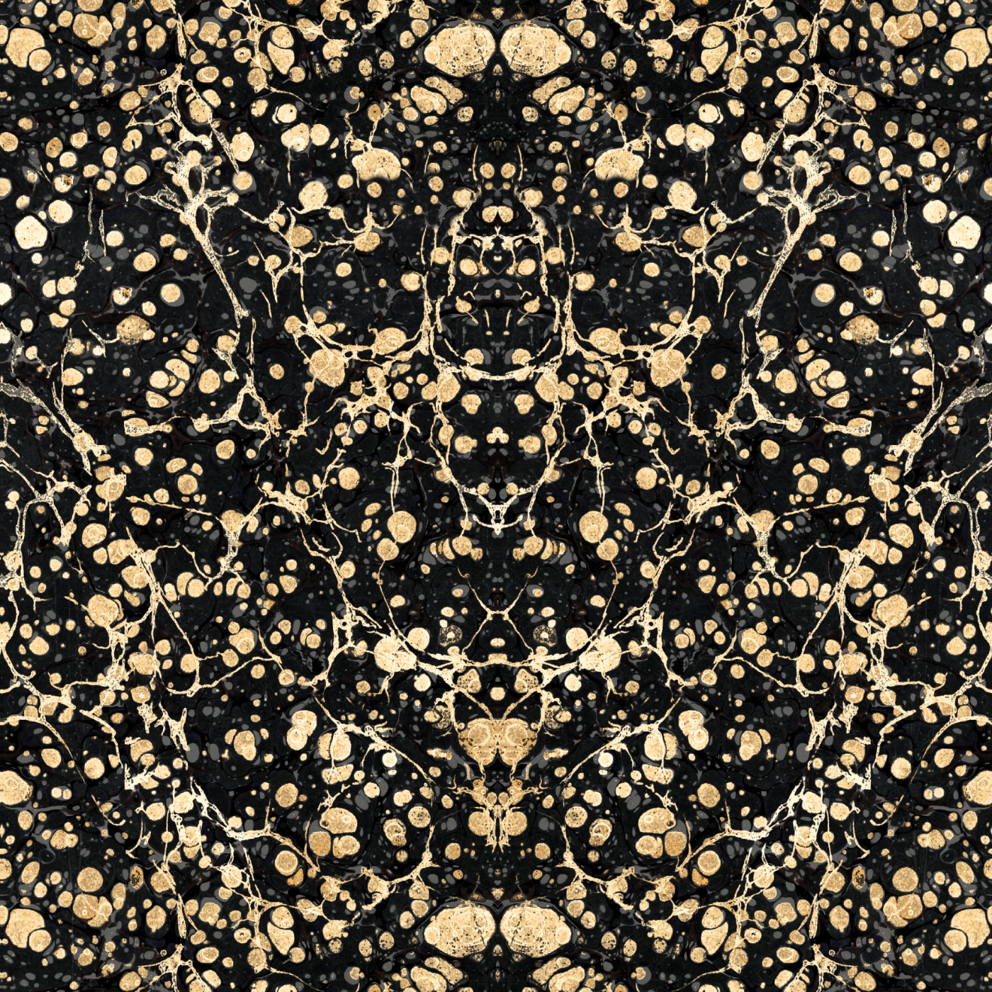 Golden Splatter Wallpaper-Mitchell Black-MITCHB-WCAB455-PM-10-Wall DecorPatterns Golden Splatter-Premium Matte Paper-1-France and Son