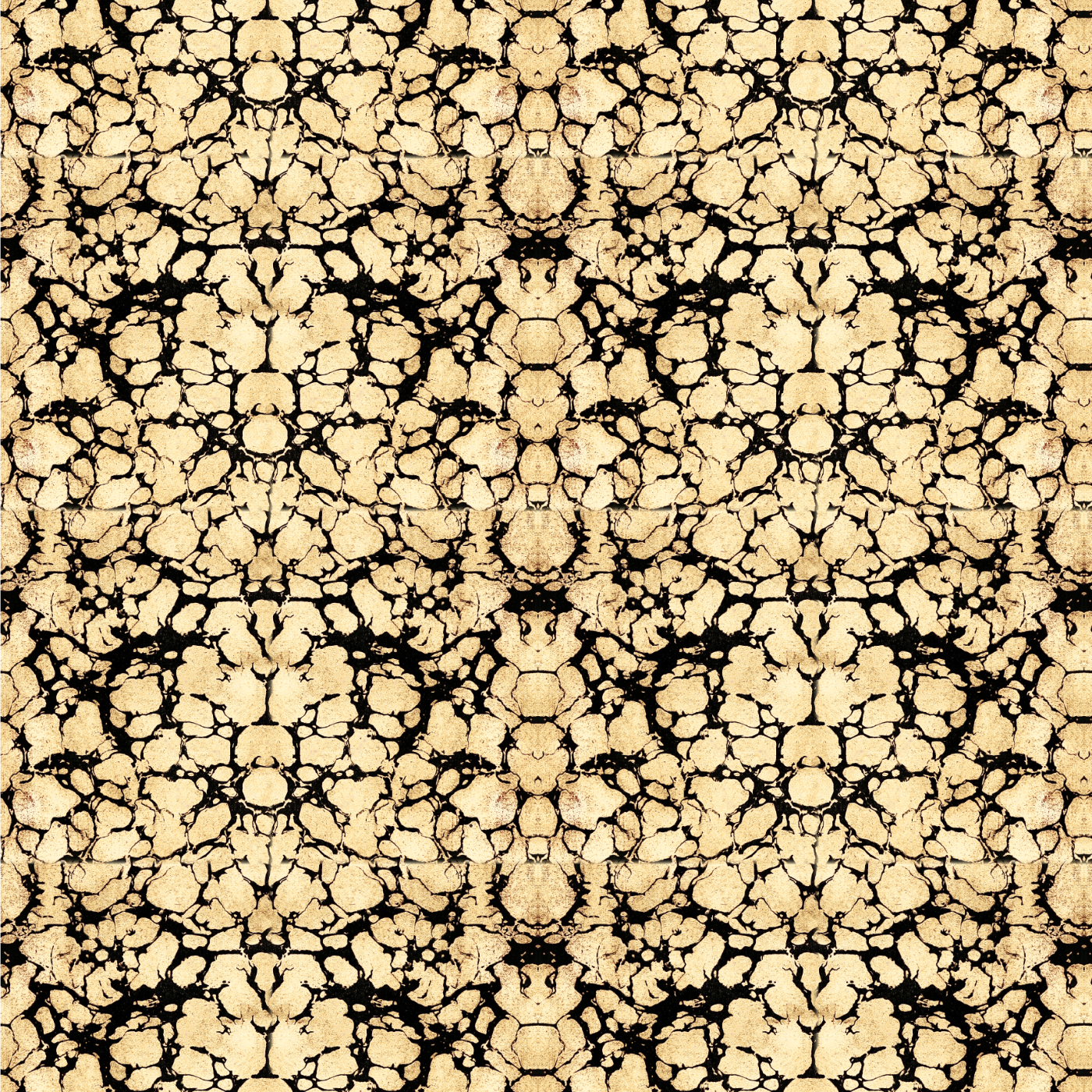 Golden Tortoise Wallpaper-Mitchell Black-MITCHB-WCAB454-PM-10-Wall DecorPatterns Golden Tortoise-Premium Matte Paper-1-France and Son