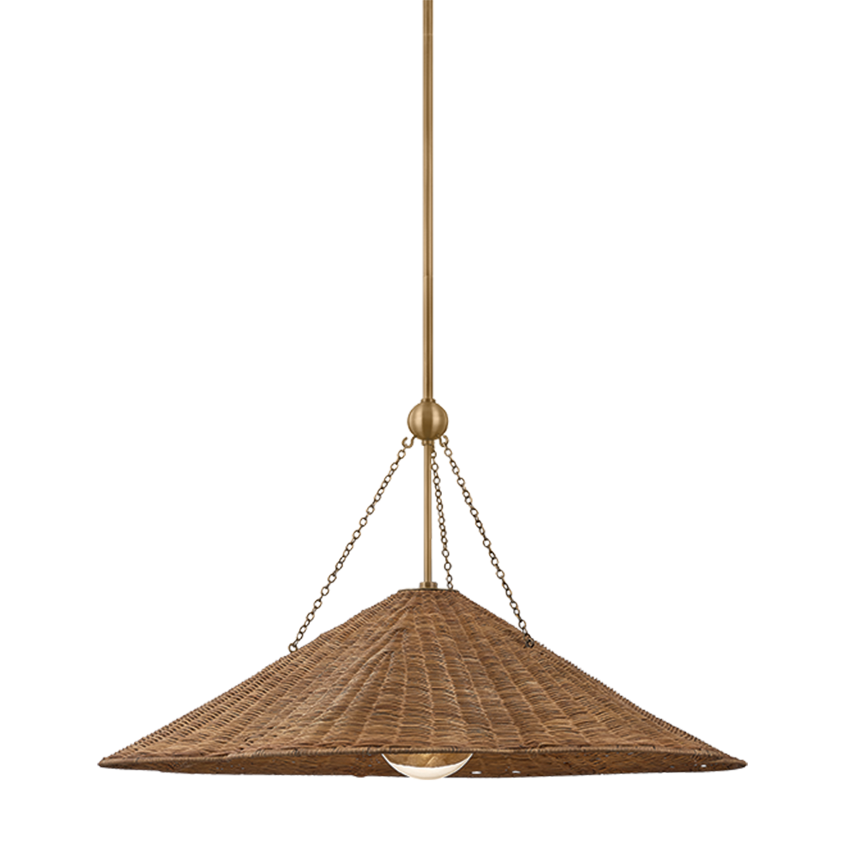 Annmarie Pendant - Patina Brass