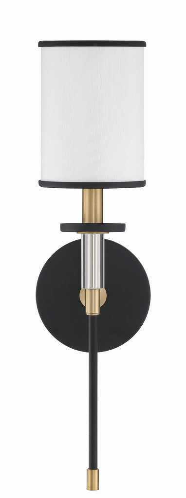 Hatfield 1 Light Wall Mount-Crystorama Lighting Company-CRYSTO-HAT-471-PN-Wall LightingPolished Nickel-11-France and Son