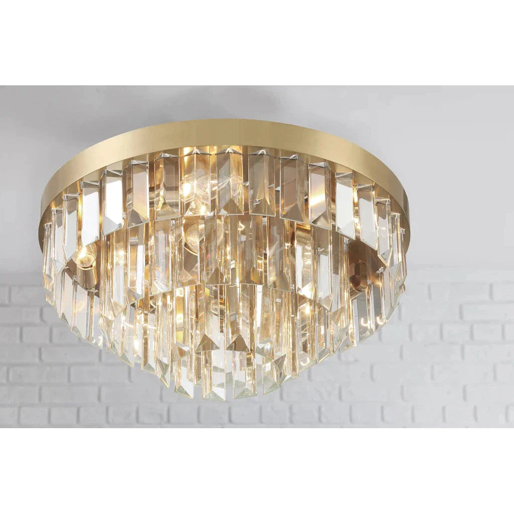 Hayes 8 Light Ceiling Mount-Crystorama Lighting Company-CRYSTO-HAY-1403-AG-Flush MountsAged Brass-2-France and Son