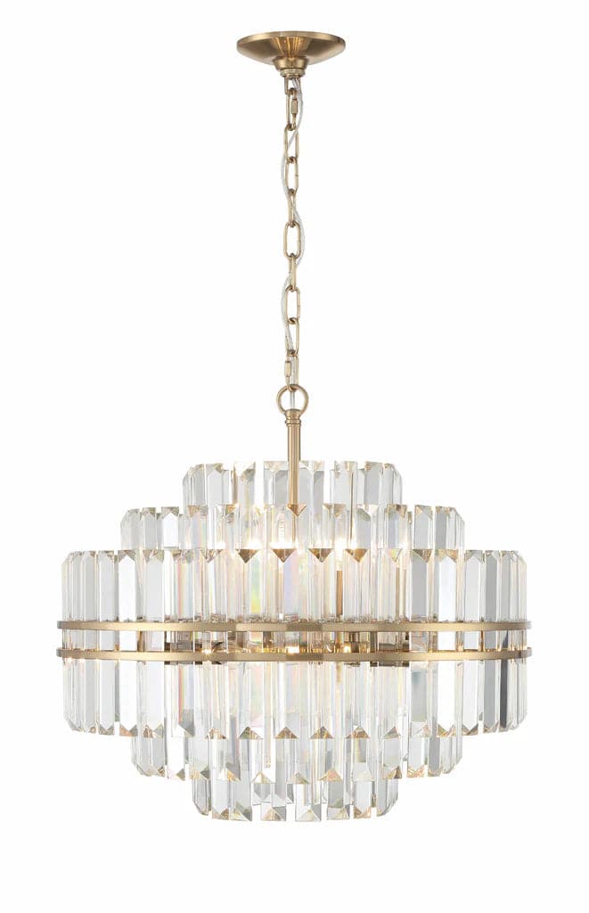 Hayes 12 Light Chandelier-Crystorama Lighting Company-CRYSTO-HAY-1405-PN-ChandeliersPolished Nickel-9-France and Son