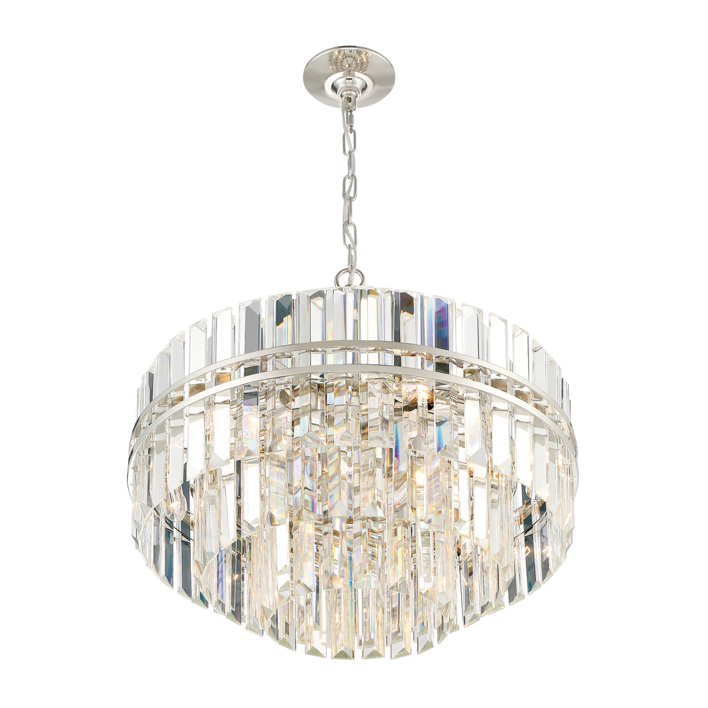 Hayes 12 Light Chandelier-Crystorama Lighting Company-CRYSTO-HAY-1405-PN-Chandeliers-4-France and Son