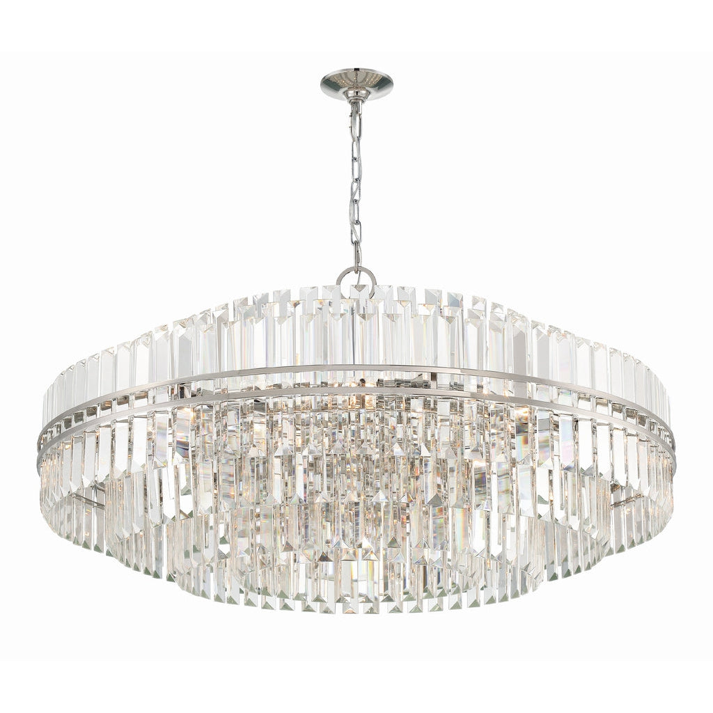 Hayes 32 Light Chandelier-Crystorama Lighting Company-CRYSTO-HAY-1409-PN-Chandeliers-3-France and Son