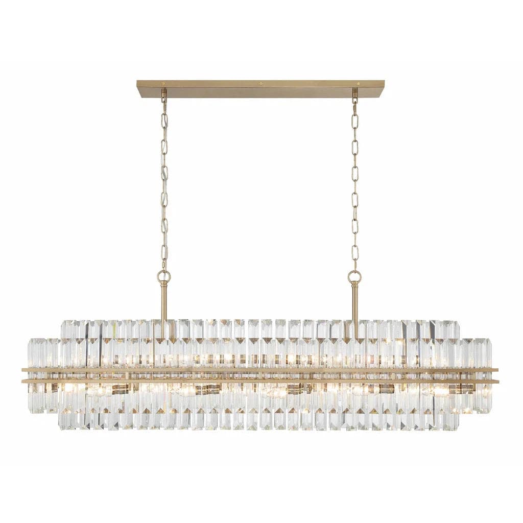 Hayes 16 Light Chandelier-Crystorama Lighting Company-CRYSTO-HAY-1417-AG-ChandeliersRectangle - Aged Brass-5-France and Son