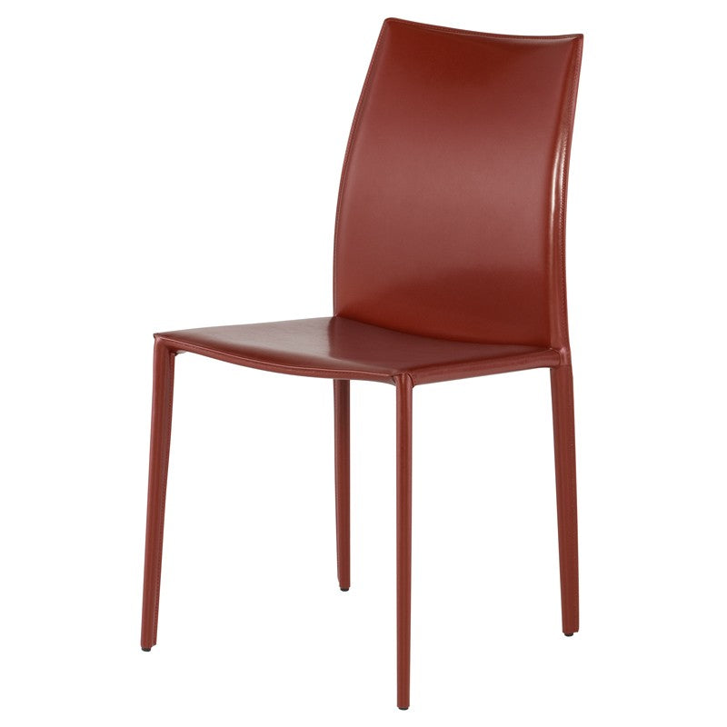 Sienna Dining Chair-Nuevo-NUEVO-HGAR383-Dining ChairsDark red-27-France and Son