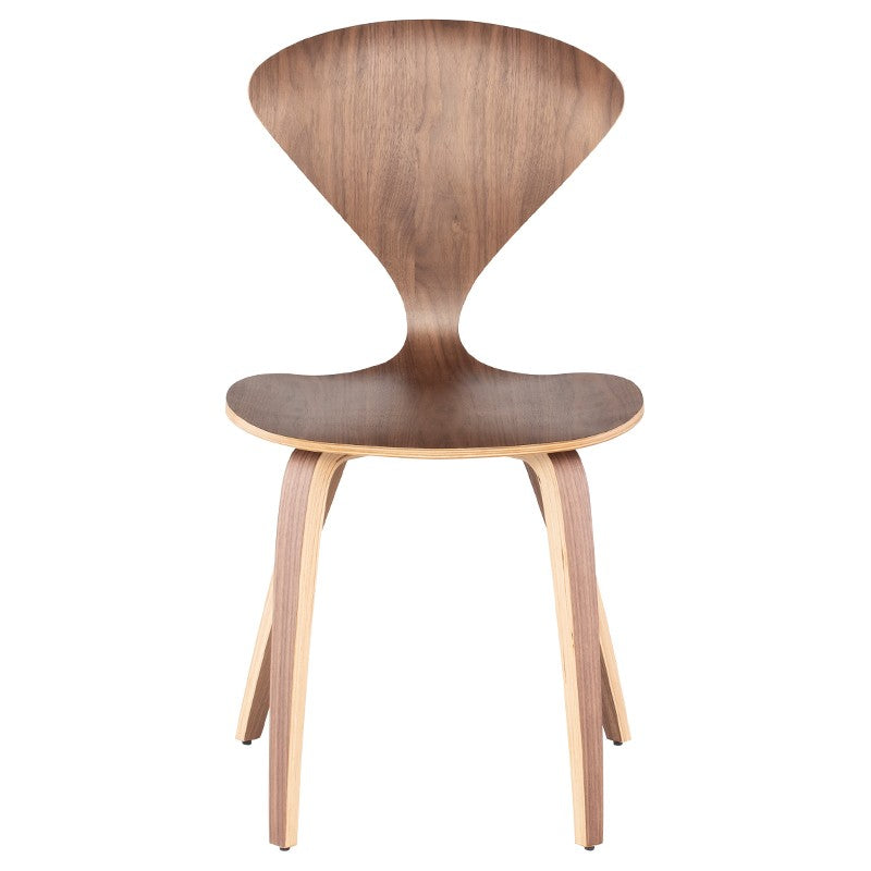 Satine Dining Chair-Nuevo-NUEVO-HGEM783-Dining ChairsWalnut & Black Leather-29-France and Son