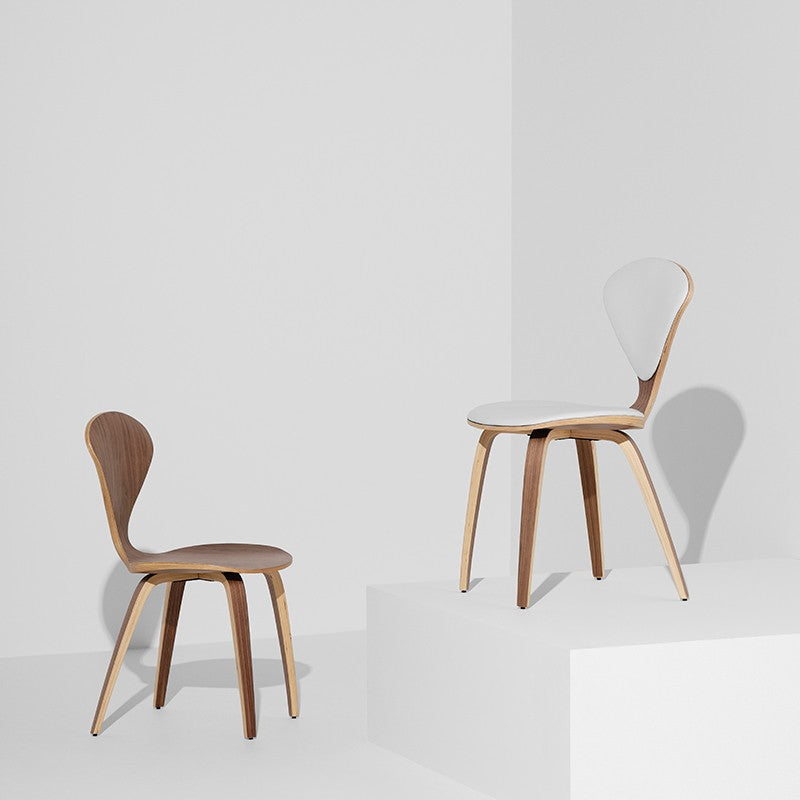 Satine Dining Chair-Nuevo-NUEVO-HGEM783-Dining ChairsWalnut & Black Leather-28-France and Son