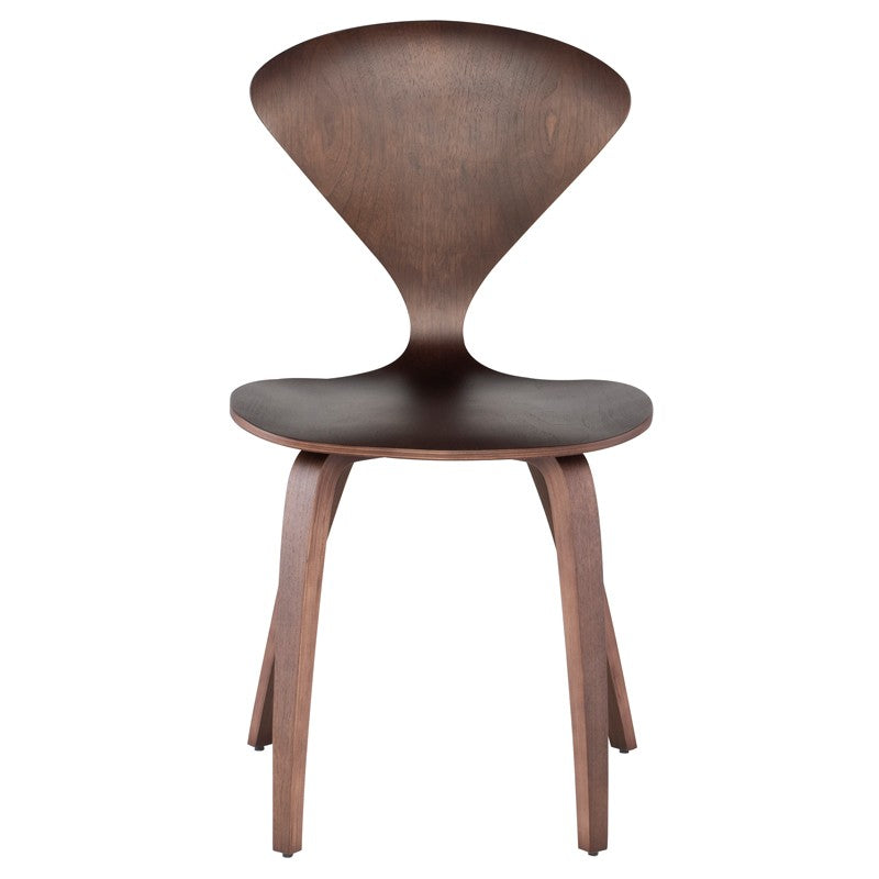 Satine Dining Chair-Nuevo-NUEVO-HGEM783-Dining ChairsWalnut & Black Leather-22-France and Son