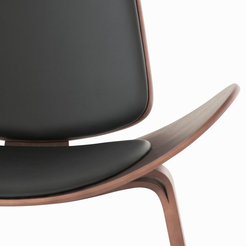 Artemis Occasional Chair-Nuevo-NUEVO-HGEM722-Lounge ChairsBlack & Walnut-13-France and Son