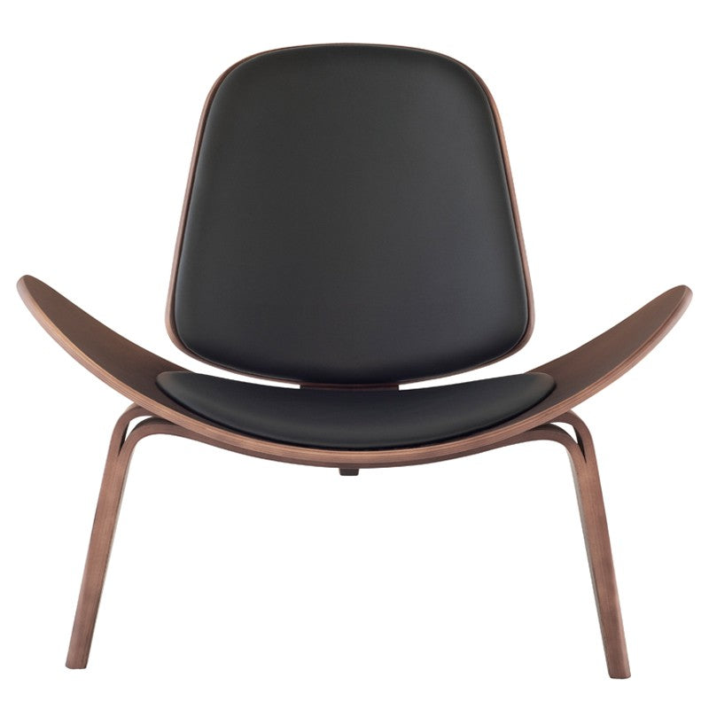 Artemis Occasional Chair-Nuevo-NUEVO-HGEM722-Lounge ChairsBlack & Walnut-11-France and Son