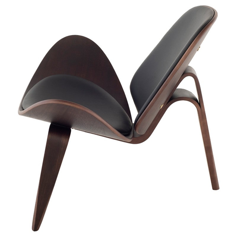 Artemis Occasional Chair-Nuevo-NUEVO-HGEM722-Lounge ChairsBlack & Walnut-12-France and Son
