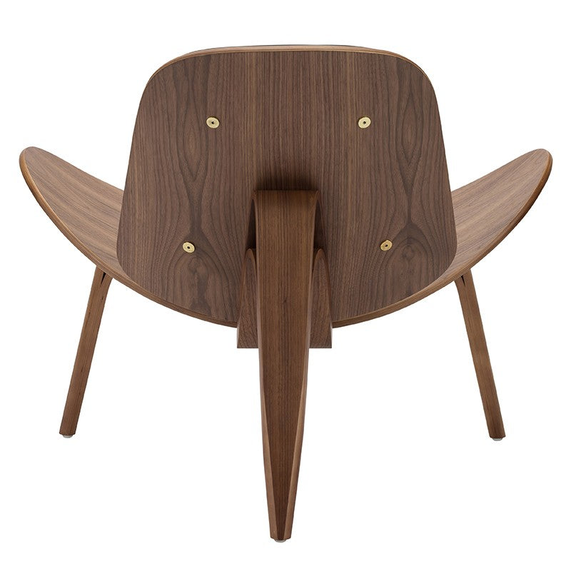 Artemis Occasional Chair-Nuevo-NUEVO-HGEM722-Lounge ChairsBlack & Walnut-5-France and Son