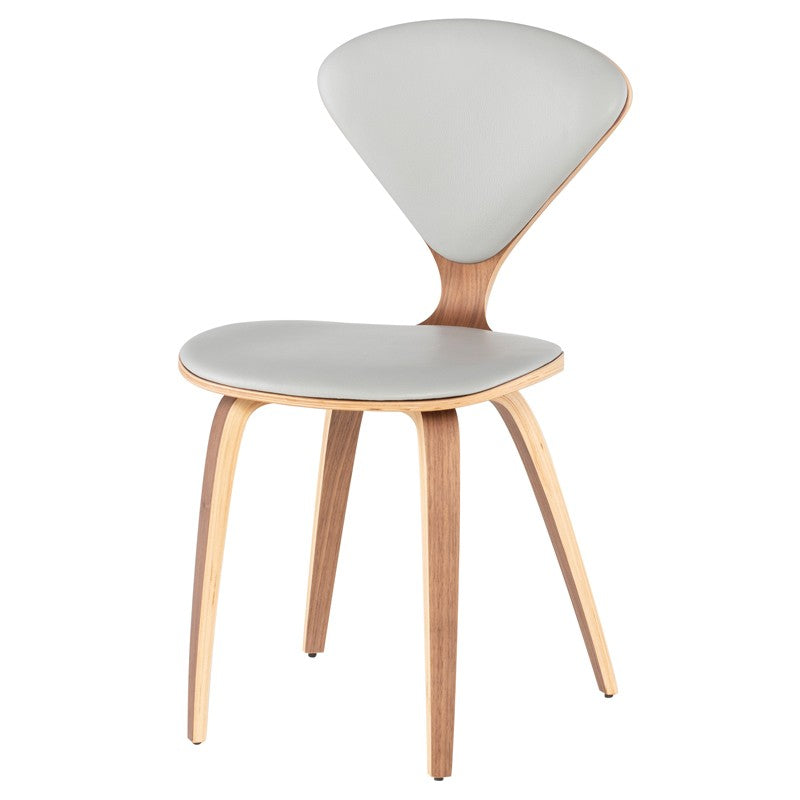 Satine Dining Chair-Nuevo-NUEVO-HGEM839-Dining ChairsWalnut & Grey Leather-15-France and Son