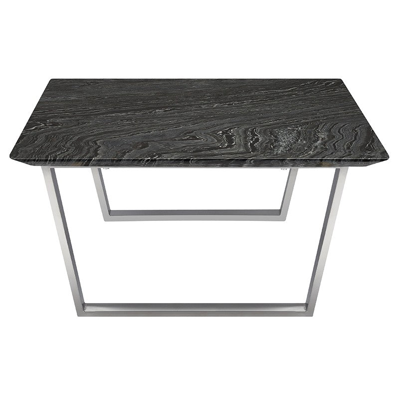 Catrine Coffee Table-Nuevo-NUEVO-HGNA309-Coffee TablesBrushed Gold Legs-Black Wood Vein-13-France and Son