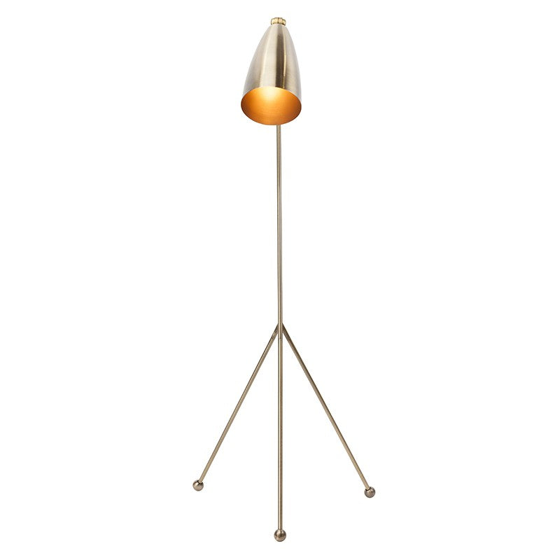 Lucille Floor Lighting - NP (SHIPS FREIGHT)-Nuevo-NUEVO-HGRA226-Floor LampsAntique Brass & Antique Brass-3-France and Son