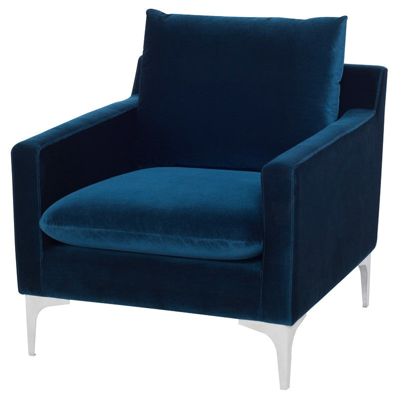 Anders Occasional Chair-Nuevo-NUEVO-HGSC377-Lounge ChairsMidnight Blue-Silver-12-France and Son