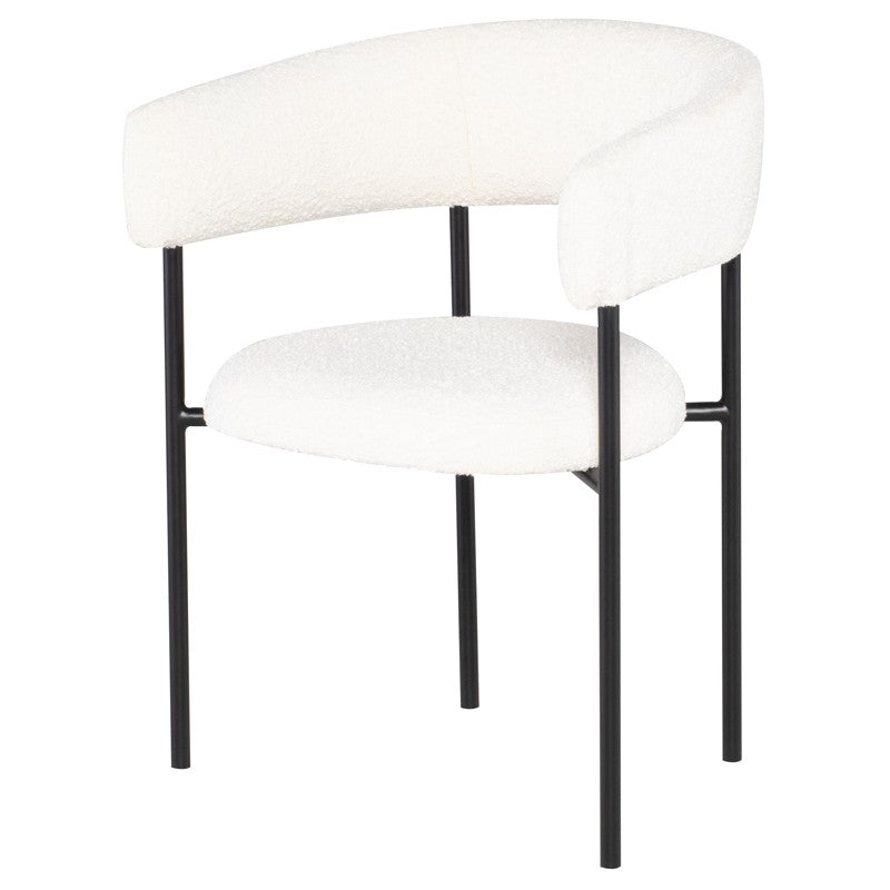 Cassia Dining Chair-Nuevo-NUEVO-HGSN154-Dining ChairsButtermilk Boucle-8-France and Son