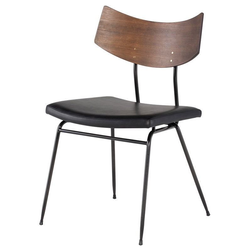 Soli Dining Chair-Nuevo-NUEVO-HGSR563-Dining ChairsBlack Leather-22-France and Son