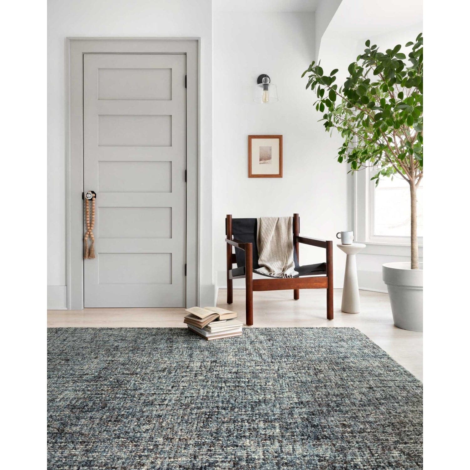 Harlow HLO-01 Denim / Charcoal Area Rug-Loloi-LOLOI-HLOWHLO-01DECC2676-Rugs2'-6" x 7'-6"-2-France and Son