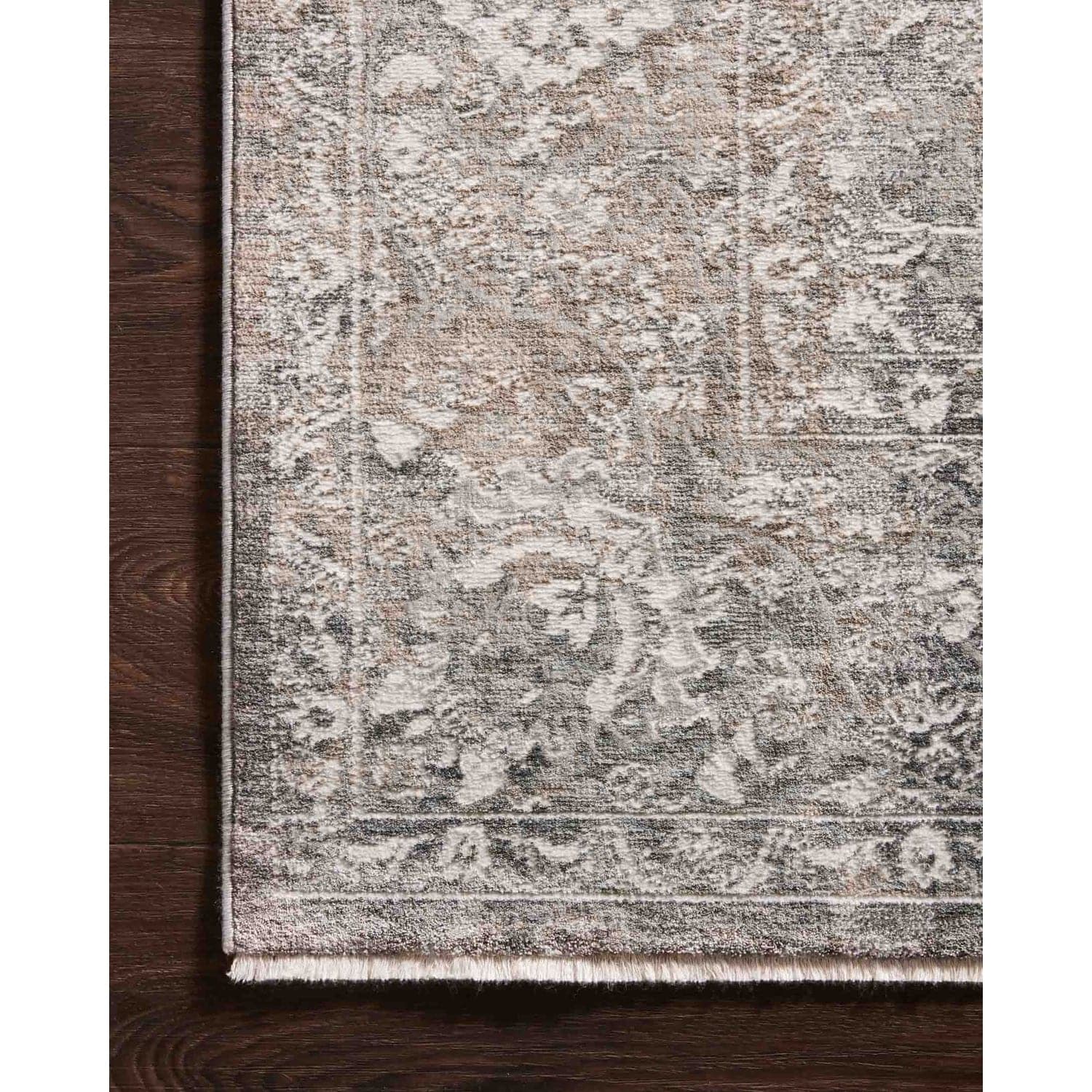 Homage HOM-03 Stone / Ivory Area Rug-Loloi-LOLOI-HOMAHOM-03SNIV2034-Rugs2'-0" x 3'-4"-3-France and Son