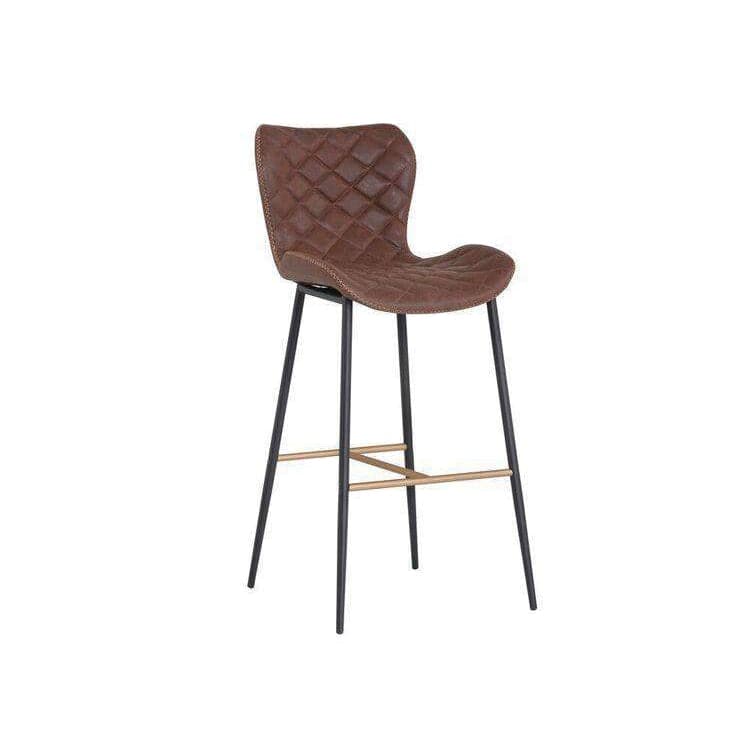 Lyla Counter Stool-Sunpan-SUNPAN-104034-Bar StoolsAntique Brown-2-France and Son