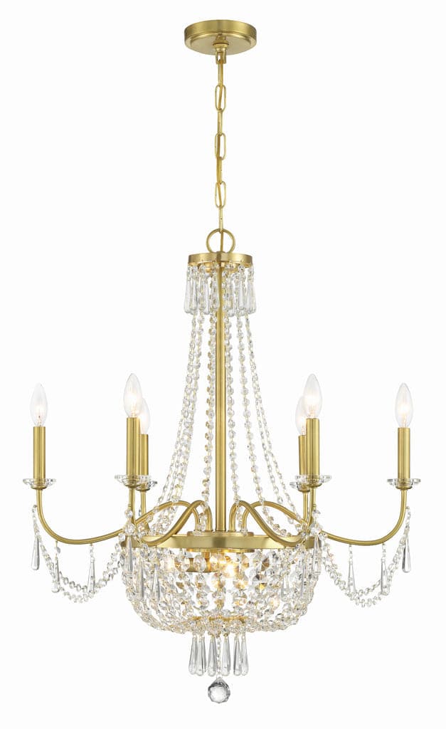 Haywood 9 Light Chandelier-Crystorama Lighting Company-CRYSTO-HWD-7709-AG-Chandeliers-4-France and Son