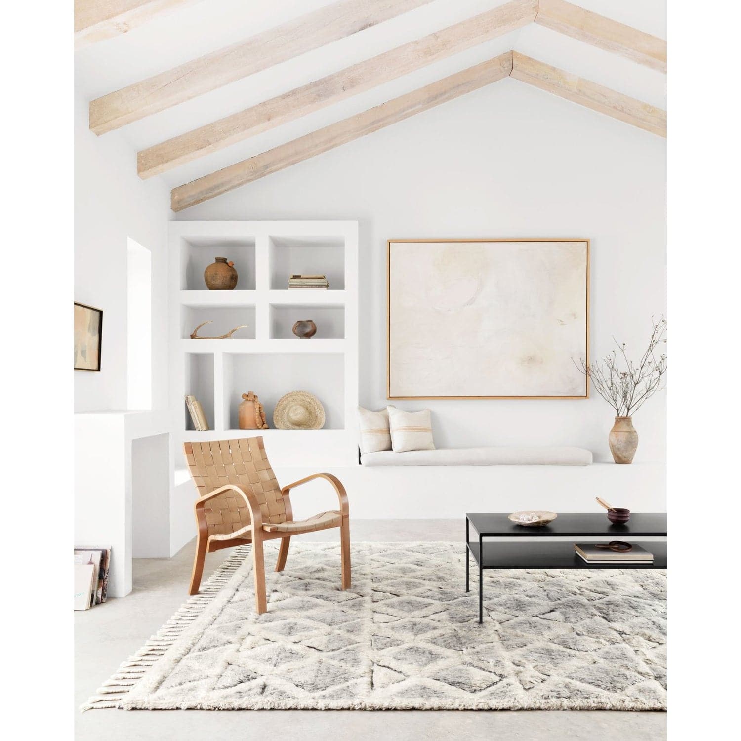 Hygge YG-02 Smoke / Taupe Area Rug-Loloi-LOLOI-HYGGYG-02SKTA2030-Rugs2'-0" x 3'-0"-2-France and Son