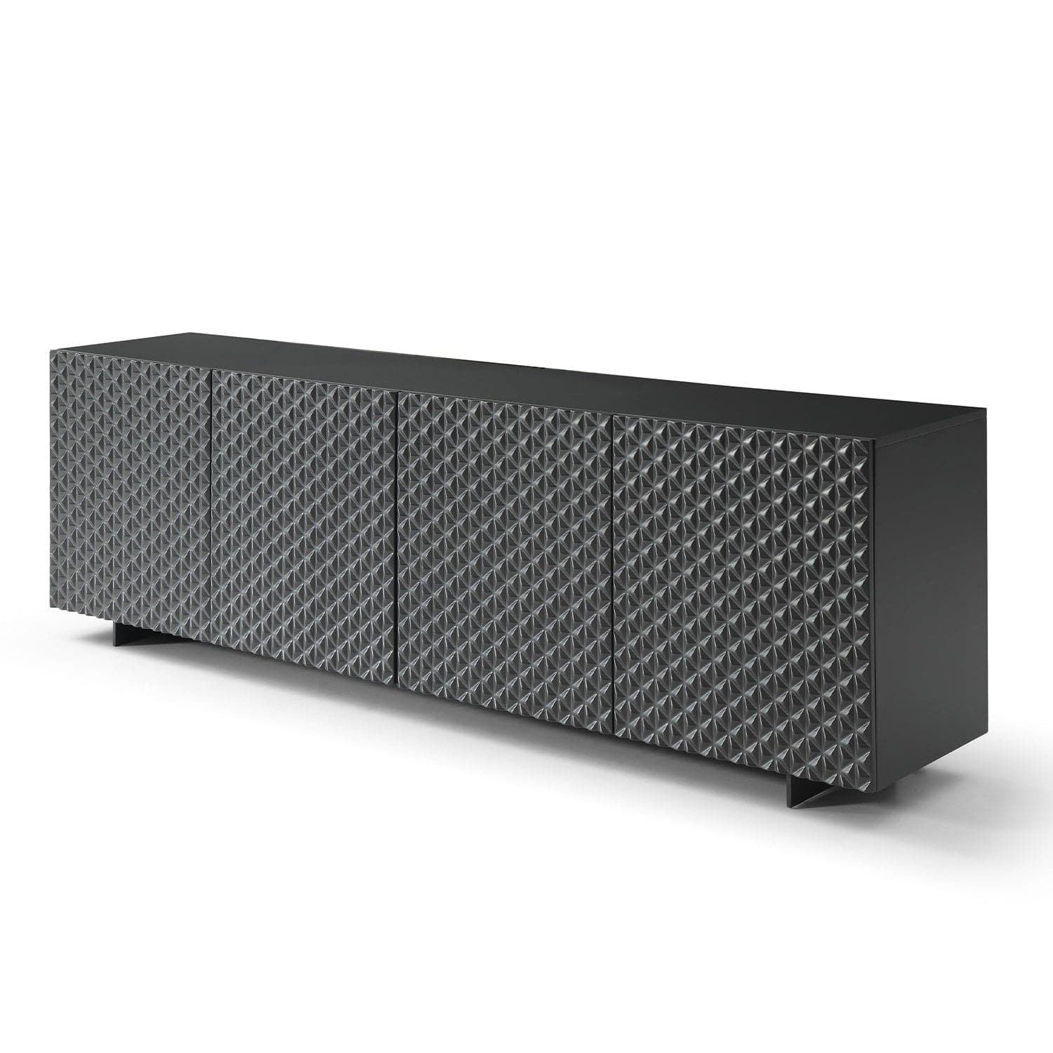 Harper Buffet-Whiteline Modern Living-WHITELINE-SB1643L-DGRY-Sideboards & CredenzasDark Grey-Large-2-France and Son