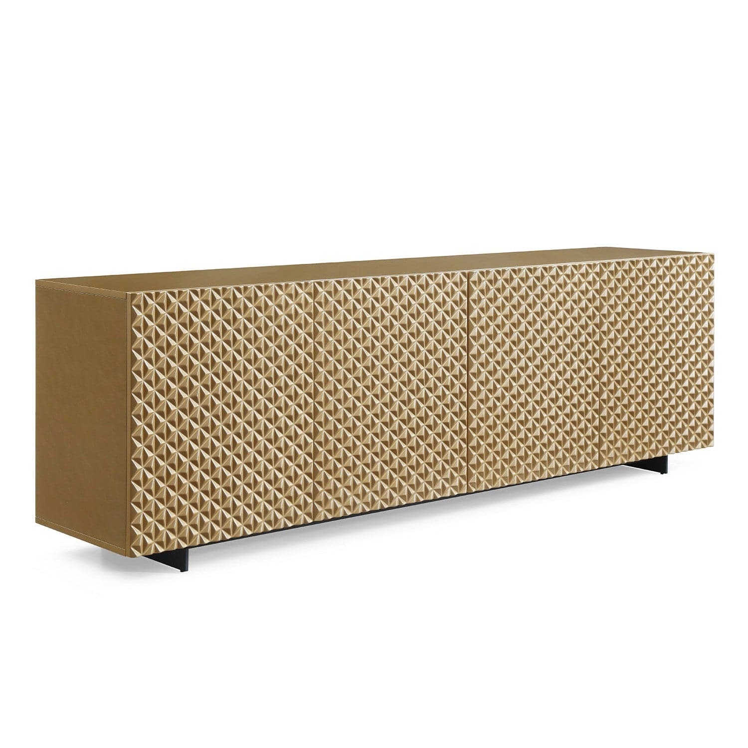 Harper Buffet-Whiteline Modern Living-WHITELINE-SB1643L-DGRY-Sideboards & CredenzasDark Grey-Large-5-France and Son