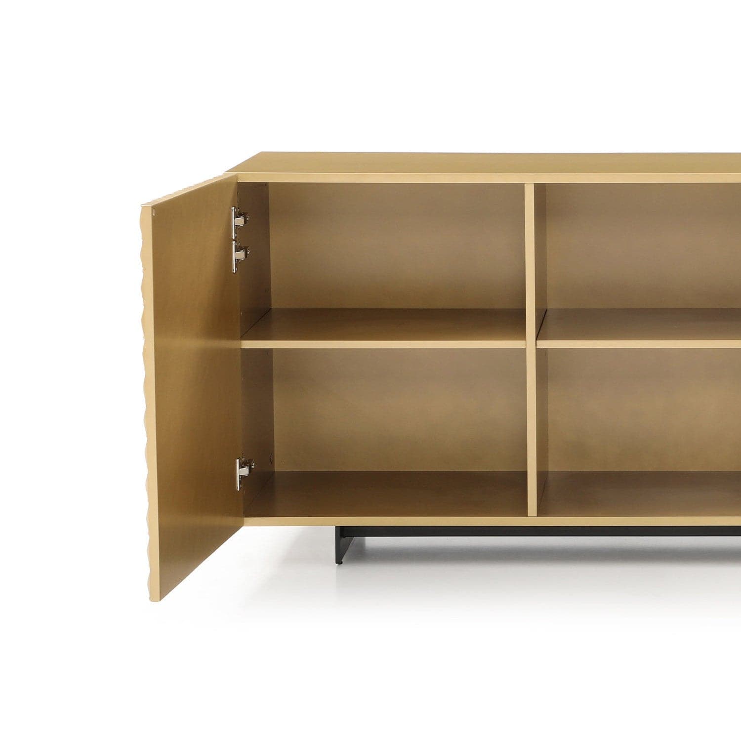 Harper Buffet-Whiteline Modern Living-WHITELINE-SB1643L-DGRY-Sideboards & CredenzasDark Grey-Large-6-France and Son