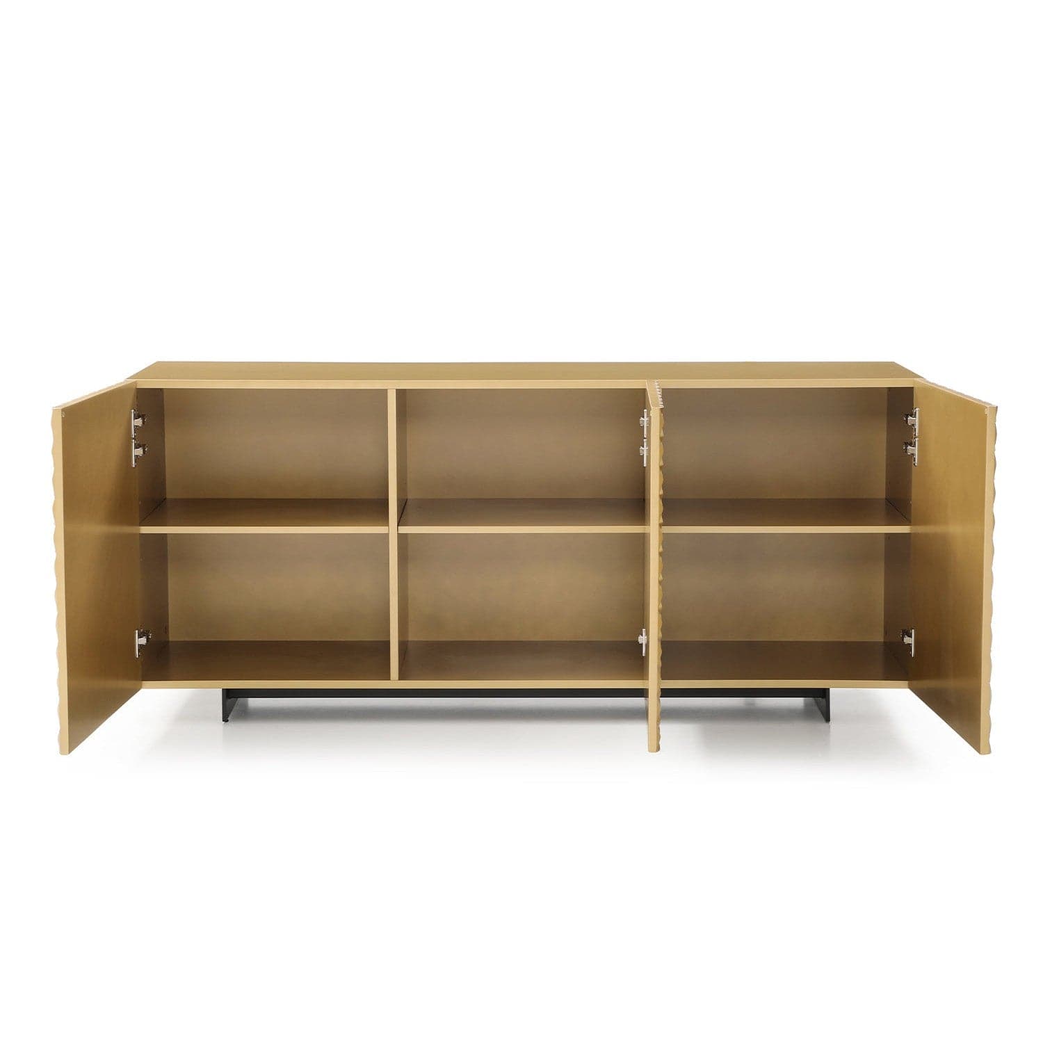 Harper Buffet-Whiteline Modern Living-WHITELINE-SB1643L-DGRY-Sideboards & CredenzasDark Grey-Large-9-France and Son