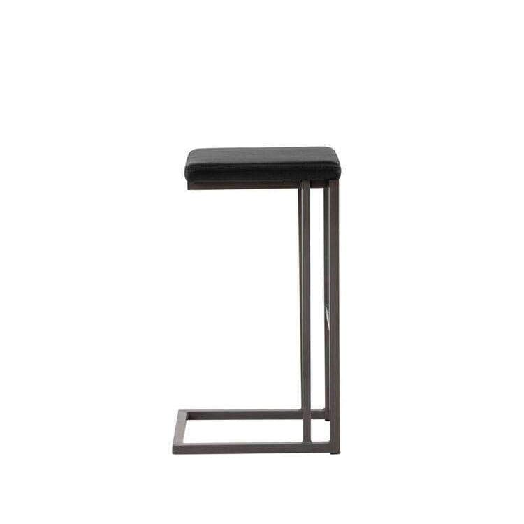 Boone Barstool-Sunpan-SUNPAN-104954-Bar StoolsBlack - Bravo Cognac-7-France and Son