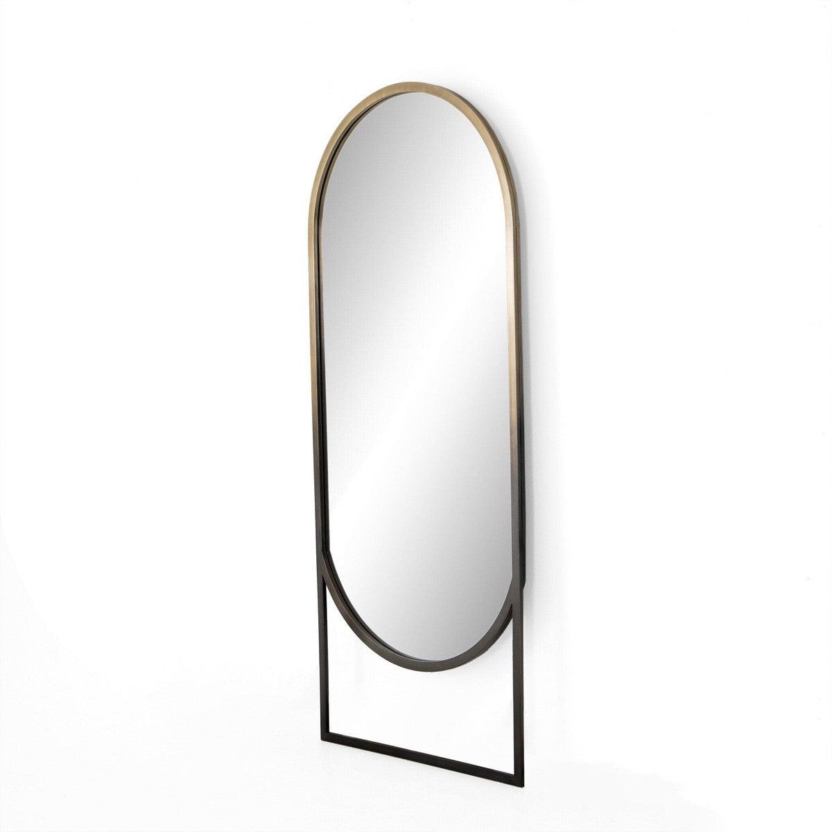 Dawson Floor Mirror - Ombre Brass