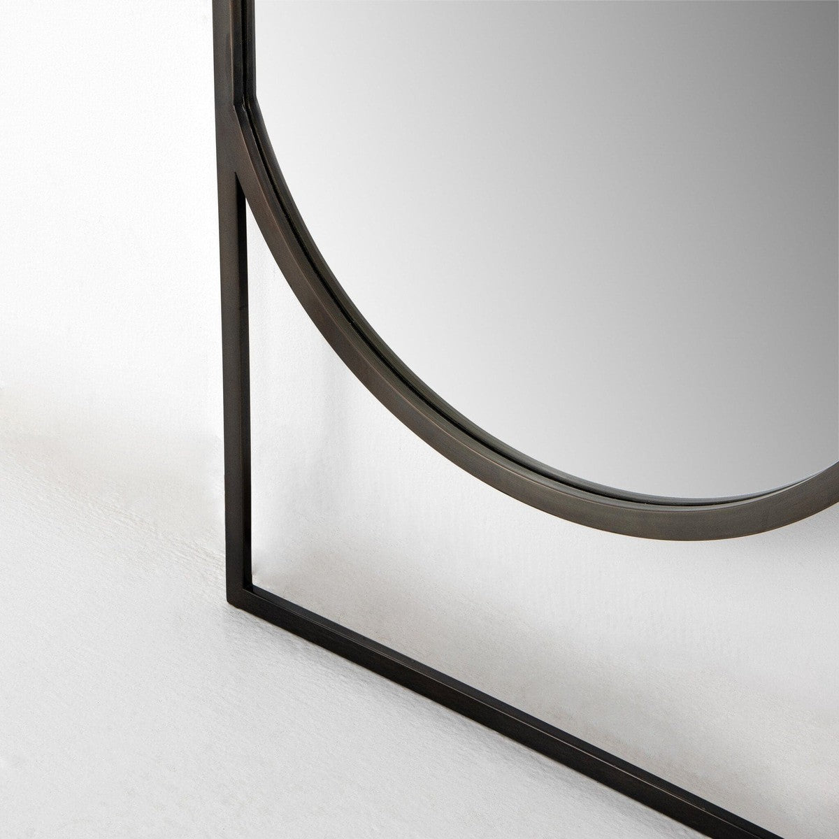 Dawson Floor Mirror - Ombre Brass