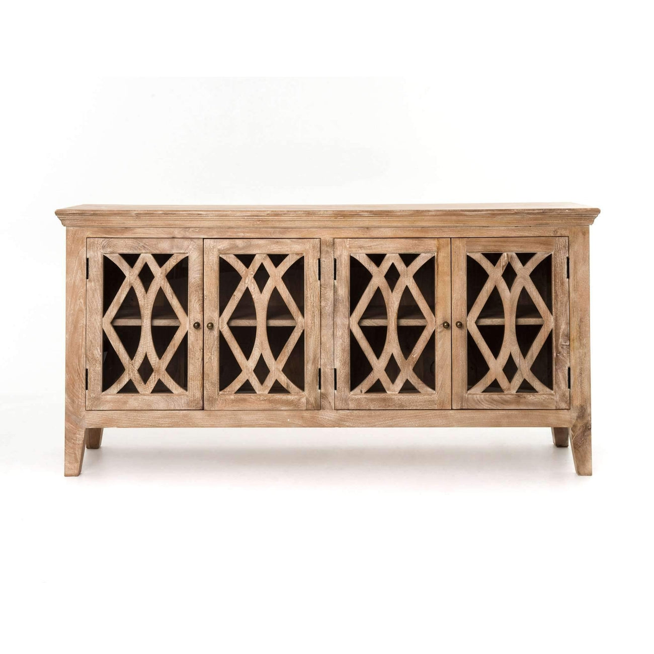 Azalea Sideboard 4 Door-Four Hands-FH-IAZL-S-DGW-Sideboards & CredenzasWhite Washed Natural-3-France and Son